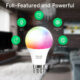 Bec LED RGB Smart NOUS P3, E27, Control din aplicatie - imagine 6