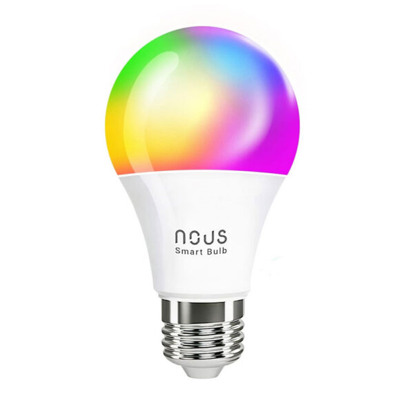 Bec LED RGB Smart NOUS P3, E27, Control din aplicatie - imagine 1