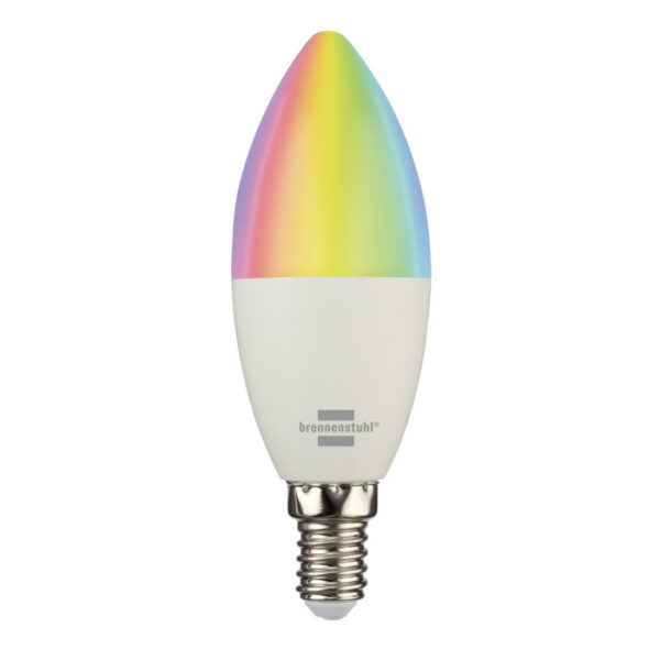 Bec LED RGB Smart WiFi Brennenstuhl E14, Control din aplicatie - imagine 2