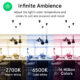 Bec LED RGB Smart WiFi NOUS P4, E14, Control din aplicatie - imagine 5