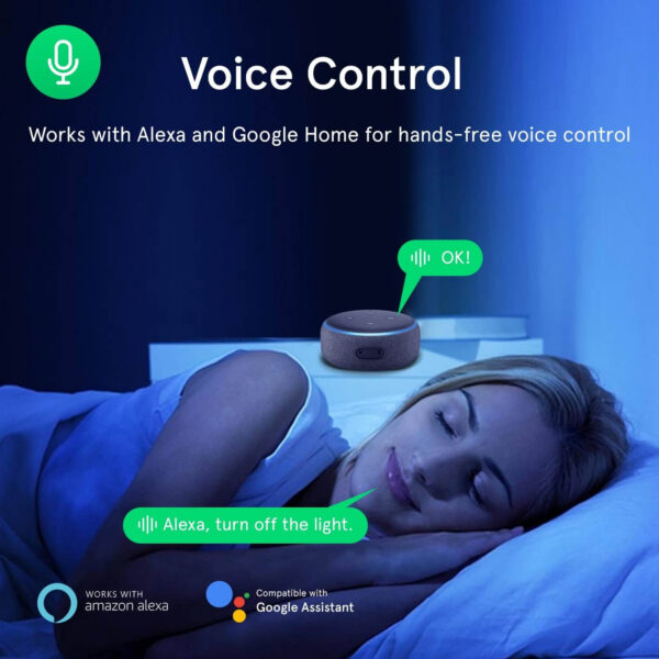 Bec Spot LED RGB Smart WiFi NOUS P8, GU10, Control din aplicatie - imagine 5