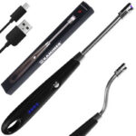 Bricheta electrica cu plasma, reincarcabila, flexibila, otel inoxidabil