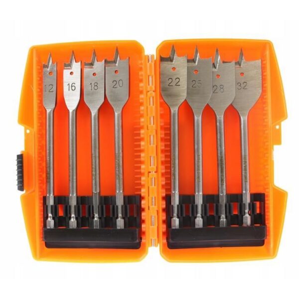 Burghie plate pentru lemn, set 8 buc, 12-32 mm, Richmann Exclusive - imagine 4