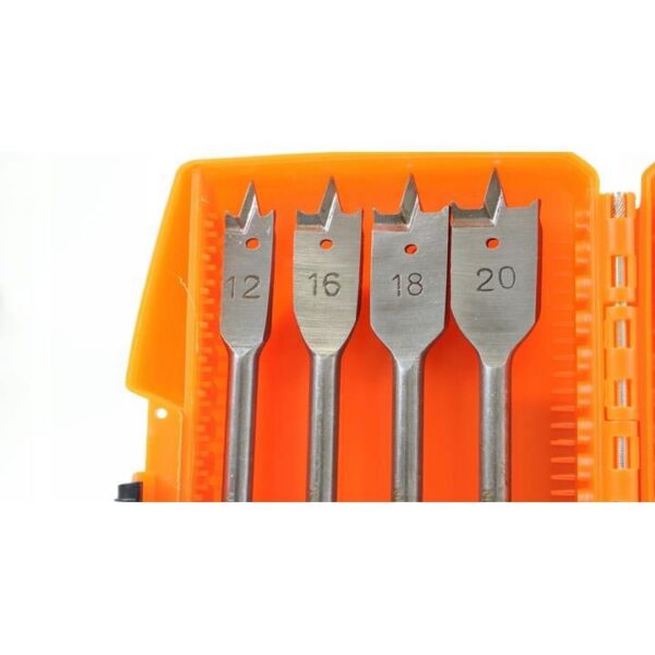 Burghie plate pentru lemn, set 8 buc, 12-32 mm, Richmann Exclusive - imagine 7