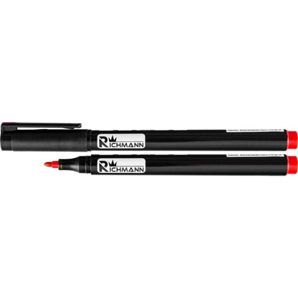 Marker permanent subtire, 4 culori, set 36 buc, Richmann - imagine 5