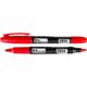 Marker permanent subtire, 2 capete, 4 culori, (set 36 buc), RICHMANN - imagine 2