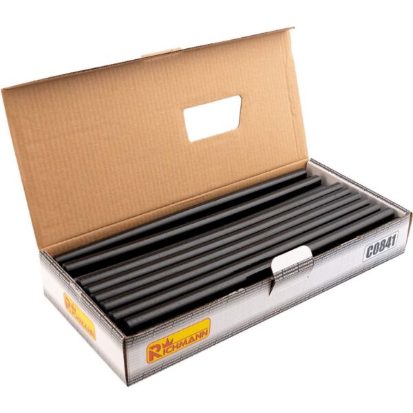 Baton silicon pentru pistol lipit, negru, 35 buc, 1 kg, 11x270 mm, Richmann - imagine 3