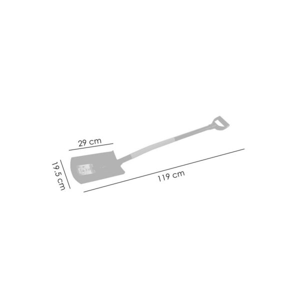 Harlet, cazma, drept, cu coada metalica, 19.5x29 cm, 119 cm, Richmann Exclusive - imagine 2