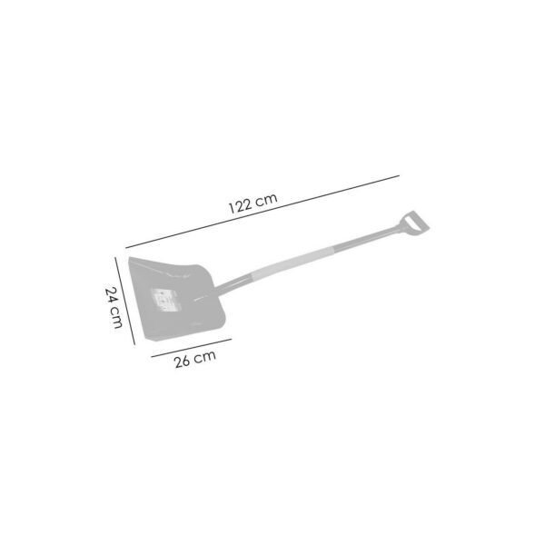 Lopata pentru nisip, cu coada metalica, 24x26 cm, 122 cm, Richmann Exclusive - imagine 2