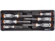 Set surubelnite late si cruce, sertar TIP A (385x150 mm) pentru dulap mobil, PH1-3, 3-6 mm, 100 mm, 6 buc, RICHMANN EXCLUSIVE - imagine 6