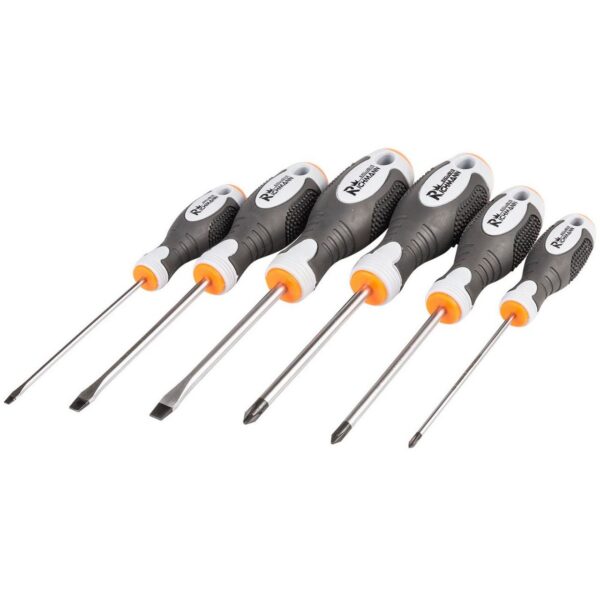 Set surubelnite late si cruce, sertar TIP A (385x150 mm) pentru dulap mobil, PH1-3, 3-6 mm, 100 mm, 6 buc, RICHMANN EXCLUSIVE - imagine 2