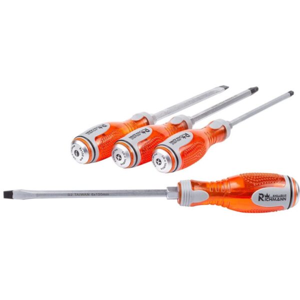 Set surubelnite late si cruce, sertar TIP A (385x150 mm) pentru dulap mobil, PH2-3, 6-8 mm, 150 mm, 4 buc, RICHMANN EXCLUSIVE - imagine 6