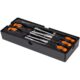 Set surubelnite cu cap tubular, sertar TIP A (385x150 mm) pentru dulap mobil, 6-13 mm, 5 buc, RICHMANN - imagine 2