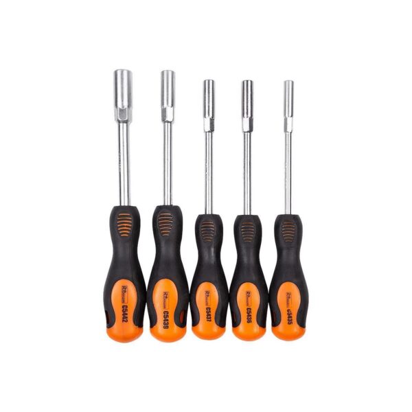 Set surubelnite cu cap tubular, sertar TIP A (385x150 mm) pentru dulap mobil, 6-13 mm, 5 buc, RICHMANN - imagine 3