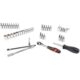 Set capete diverse cu cheie, sertar TIP A (385x150 mm) pentru dulap mobil, 1/4", 4-14 mm, 44 elemente, RICHMANN EXCLUSIVE - imagine 3