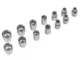 Set capete diverse cu cheie, sertar TIP A (385x150 mm) pentru dulap mobil, 1/4", 4-14 mm, 44 elemente, RICHMANN EXCLUSIVE - imagine 5