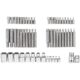 Set varfuri diverse, sertar TIP A (385x150 mm) pentru dulap mobil, 55 buc, RICHMANN EXCLUSIVE - imagine 3