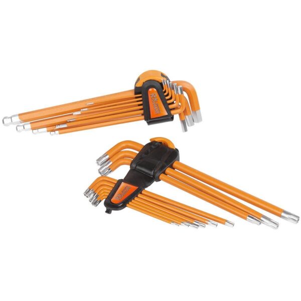 Set chei HEX si TORX, sertar TIP A (385x150 mm) pentru dulap mobil, 1.5-10 mm, T10-T50, 18 buc, RICHMANN EXCLUSIVE - imagine 3