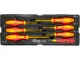 Set surubelnite izolate, late si cruce, cu creion de faza, sertar TIP A (385x150 mm) pentru dulap mobil, PH0-2, 3-5.5 mm, 60-125 mm, 7 elemente, RICHMANN EXCLUSIVE - imagine 6