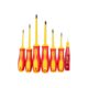 Set surubelnite izolate, late si cruce, cu creion de faza, sertar TIP A (385x150 mm) pentru dulap mobil, PH0-2, 3-5.5 mm, 60-125 mm, 7 elemente, RICHMANN EXCLUSIVE - imagine 3