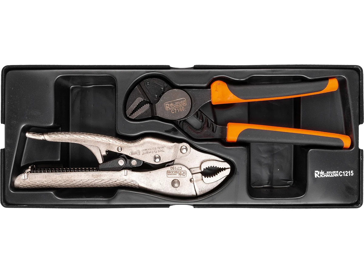 Set cleste menghina si papagal automat, sertar TIP A (385x150 mm) pentru dulap mobil, 2 elemnte, RICHMANN EXCLUSIVE 2 Set cleste menghina si papagal automat, sertar TIP A (385x150 mm) pentru dulap mobil, 2 elemnte, RICHMANN EXCLUSIVE