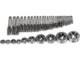 Set filiere cu tarozi, sertar TIP A (385x150 mm) pentru dulap mobil, M3-M18, 40 elemente, RICHMANN EXCLUSIVE - imagine 6