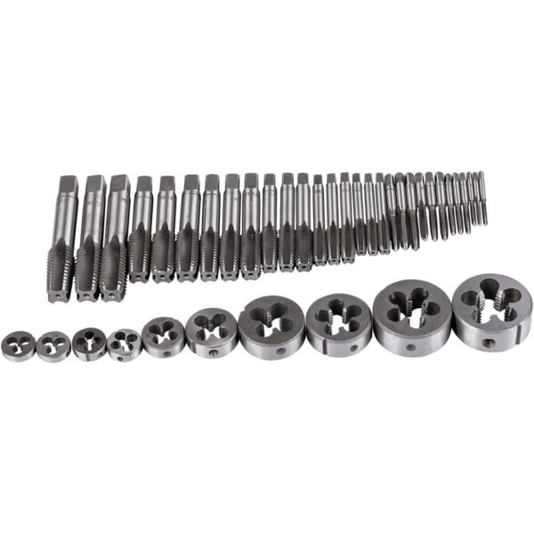 Set filiere cu tarozi, sertar TIP A (385x150 mm) pentru dulap mobil, M3-M18, 40 elemente, RICHMANN EXCLUSIVE - imagine 3