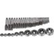 Set filiere cu tarozi, sertar TIP A (385x150 mm) pentru dulap mobil, M3-M18, 40 elemente, RICHMANN EXCLUSIVE - imagine 3