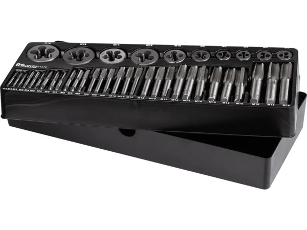 Set filiere cu tarozi, sertar TIP A (385x150 mm) pentru dulap mobil, M3-M18, 40 elemente, RICHMANN EXCLUSIVE - imagine 7