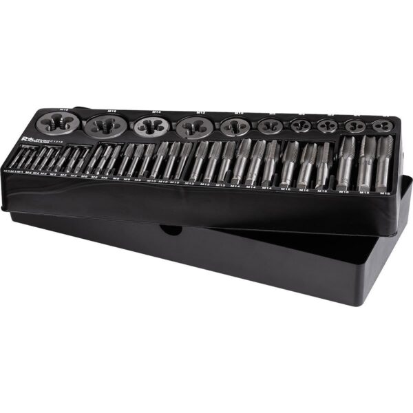 Set filiere cu tarozi, sertar TIP A (385x150 mm) pentru dulap mobil, M3-M18, 40 elemente, RICHMANN EXCLUSIVE - imagine 4