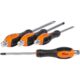 Set surubelnite de impact, late si cruce, sertar TIP A (385x150 mm) pentru dulap mobil, PH2-3, 6-8 mm, 125-150 mm, 4 buc, RICHMANN - imagine 3