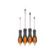 Set surubelnite de impact, late si cruce, sertar TIP A (385x150 mm) pentru dulap mobil, PH2-3, 6-8 mm, 125-150 mm, 4 buc, RICHMANN - imagine 4