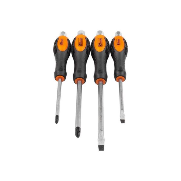 Set surubelnite de impact, late si cruce, sertar TIP A (385x150 mm) pentru dulap mobil, PH2-3, 6-8 mm, 125-150 mm, 4 buc, RICHMANN - imagine 5
