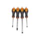 Set surubelnite de impact, late si cruce, sertar TIP A (385x150 mm) pentru dulap mobil, PH2-3, 6-8 mm, 125-150 mm, 4 buc, RICHMANN - imagine 5