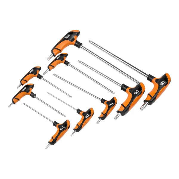 Set chei TORX cu maner TIP T, sertar TIP B (385x290 mm) pentru dulap mobil, T10-T50, 9 buc, RICHMANN EXCLUSIVE - imagine 2