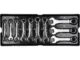 Set chei combinate scurte, sertar TIP A (385x150 mm) pentru dulap mobil, 10-19 mm, 10 buc, RICHMANN EXCLUSIVE - imagine 7