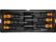 Set surubelnite late si cruce, sertar TIP A (385x150 mm) pentru dulap mobil, PH0-2, 3-6 mm, 75-100 mm, 6 buc, RICHMANN - imagine 7