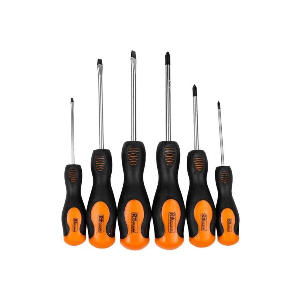 Set surubelnite late si cruce, sertar TIP A (385x150 mm) pentru dulap mobil, PH0-2, 3-6 mm, 75-100 mm, 6 buc, RICHMANN - imagine 3