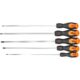 Set surubelnite lungi, late si cruce, sertar TIP A (385x150 mm) pentru dulap mobil, PH0-2, 4-6 mm, 250 mm, 5 buc, RICHMANN - imagine 3