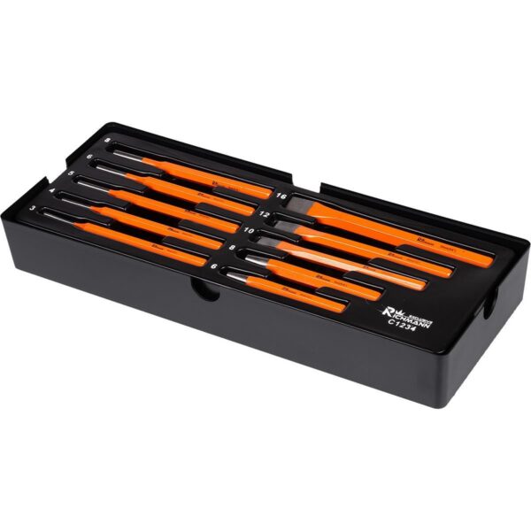 Set dalti si punctatoare diverse marimi, sertar TIP A (385x150 mm) pentru dulap mobil, 10 elemente, RICHMANN EXCLUSIVE - imagine 2