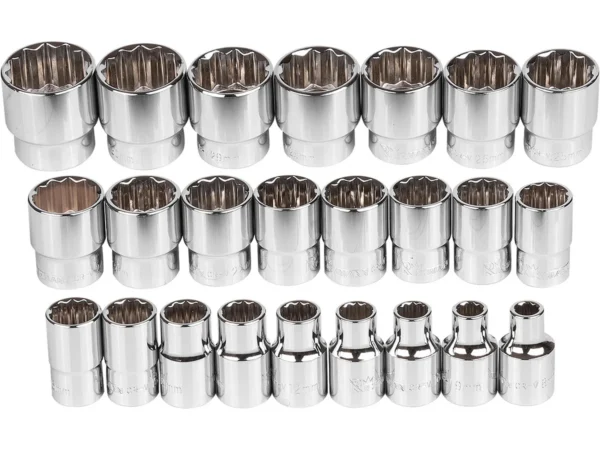 Set capete tubulare, sertar TIP A (385x150 mm) pentru dulap mobil, 1/2", 8-32 mm, 24 buc, RICHMANN EXCLUSIVE - imagine 6