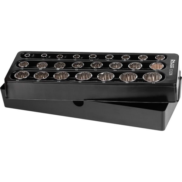 Set capete tubulare, sertar TIP A (385x150 mm) pentru dulap mobil, 1/2", 8-32 mm, 24 buc, RICHMANN EXCLUSIVE - imagine 4