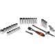 Set capete tubulare cu cheie, sertar TIP A (385x150 mm) pentru dulap mobil, 3/8", 8-24 mm, 33 elemente, RICHMANN EXCLUSIVE - imagine 4