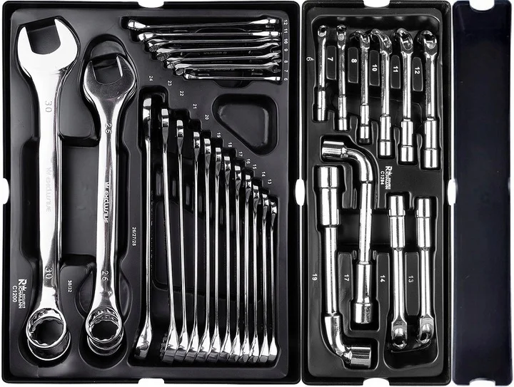 Dulap mobil pentru unelte, 7 sertare, 725x927x465 mm, contine 14 seturi de unelte, 253 elemente, RICHMANN EXCLUSIVE 2 Dulap mobil pentru unelte, 7 sertare, 725x927x465 mm, contine 14 seturi de unelte, 253 elemente, RICHMANN EXCLUSIVE