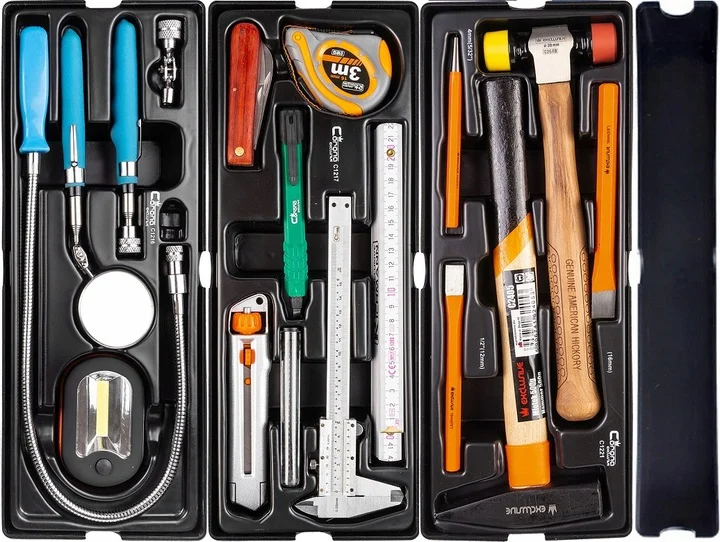 Dulap mobil pentru unelte, 7 sertare, 725x927x465 mm, contine 14 seturi de unelte, 253 elemente, RICHMANN EXCLUSIVE 6 Dulap mobil pentru unelte, 7 sertare, 725x927x465 mm, contine 14 seturi de unelte, 253 elemente, RICHMANN EXCLUSIVE