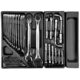 Dulap mobil pentru unelte, 10 sertare, 725x927x465 mm, contine 25 seturi de unelte, 386 elemente, RICHMANN EXCLUSIVE - imagine 3