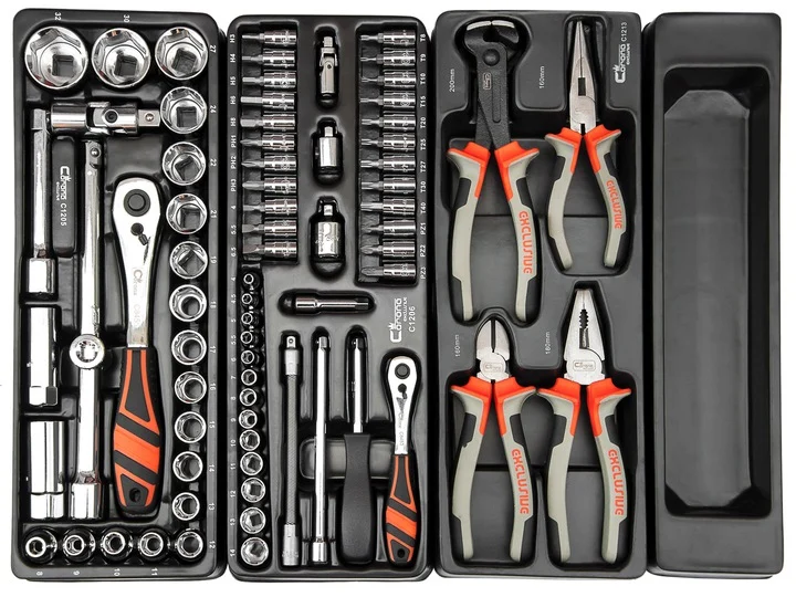 Dulap mobil pentru unelte, 10 sertare, 725x927x465 mm, contine 25 seturi de unelte, 386 elemente, RICHMANN EXCLUSIVE 5 Dulap mobil pentru unelte, 10 sertare, 725x927x465 mm, contine 25 seturi de unelte, 386 elemente, RICHMANN EXCLUSIVE