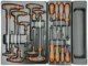 Dulap mobil pentru unelte, 10 sertare, 725x927x465 mm, contine 25 seturi de unelte, 386 elemente, RICHMANN EXCLUSIVE - imagine 19
