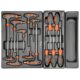 Dulap mobil pentru unelte, 10 sertare, 725x927x465 mm, contine 25 seturi de unelte, 386 elemente, RICHMANN EXCLUSIVE - imagine 9
