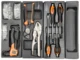 Dulap mobil pentru unelte, 10 sertare, 725x927x465 mm, contine 25 seturi de unelte, 386 elemente, RICHMANN EXCLUSIVE - imagine 21